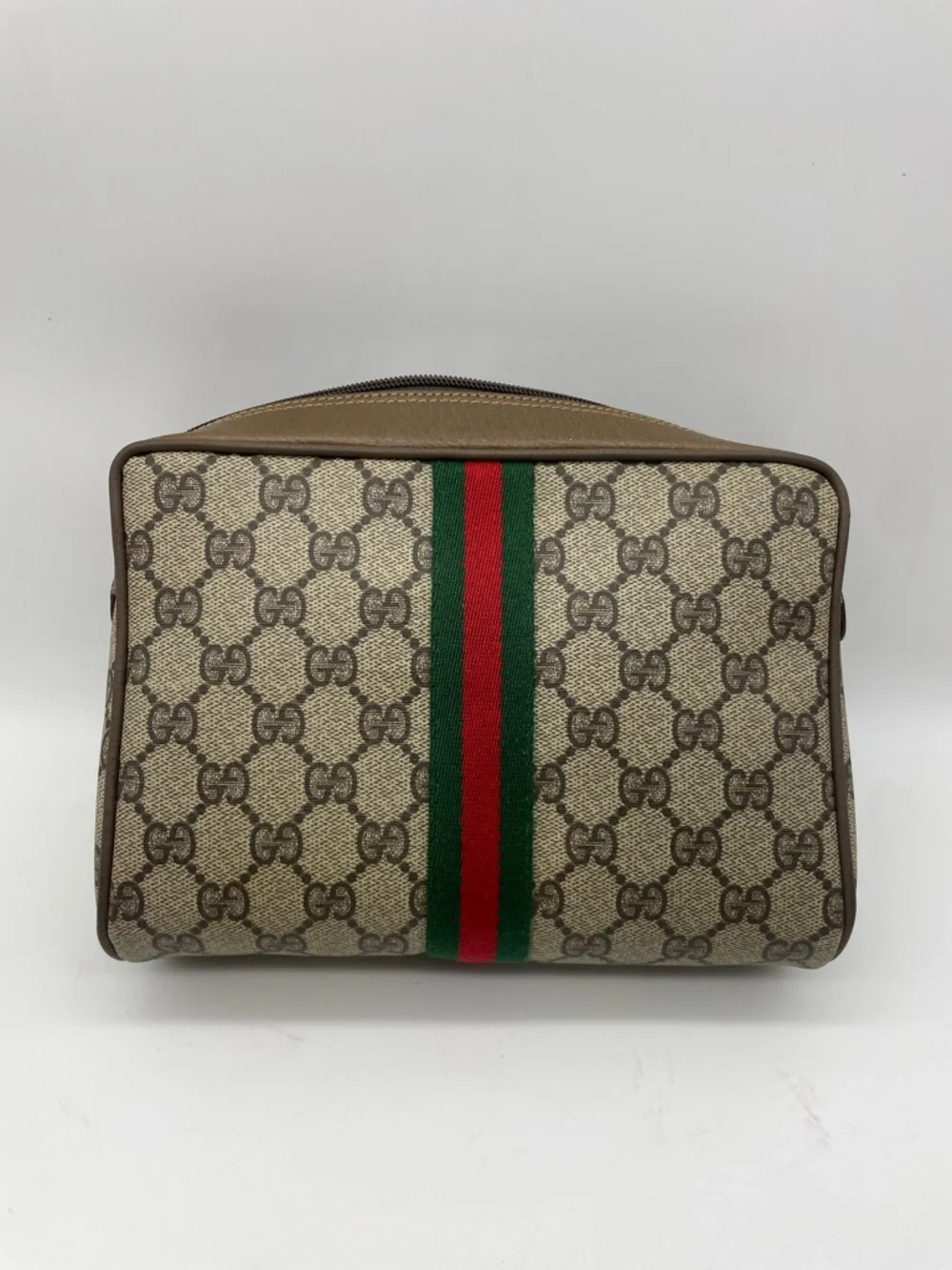 Gucci PVC Leather Sherryline Clutch/Pouch - Picture 2 of 11